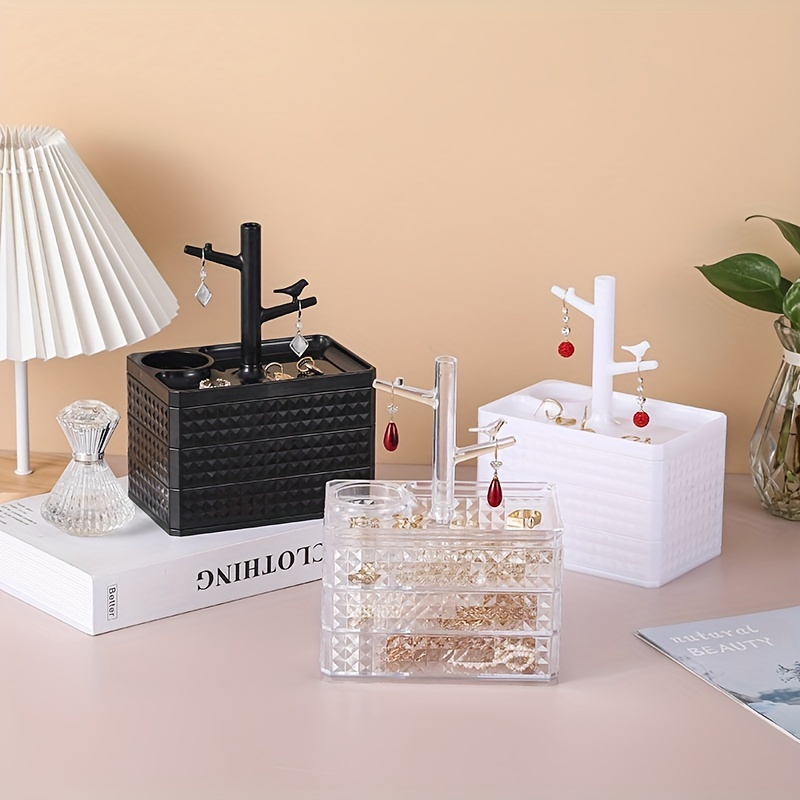 Desktop Cosmetics Jewelry Storage Box